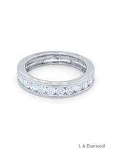14K White Gold Round Diamond Ring